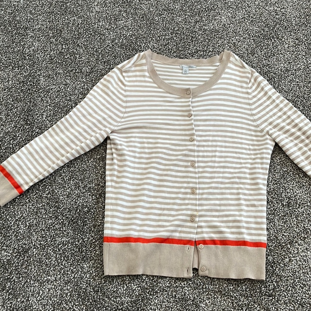 Halogen striped cardigan